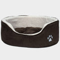 Sams Luxury Oval Bed Brown