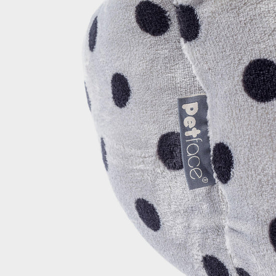 Plush Square Bed Grey