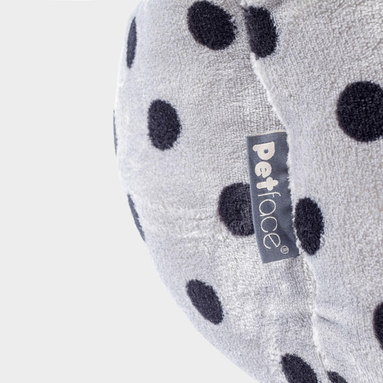 Plush Square Bed Grey