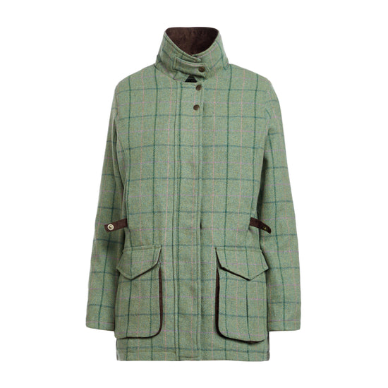 Womens Roslin Technical Tweed Field Coat Spring Bracken