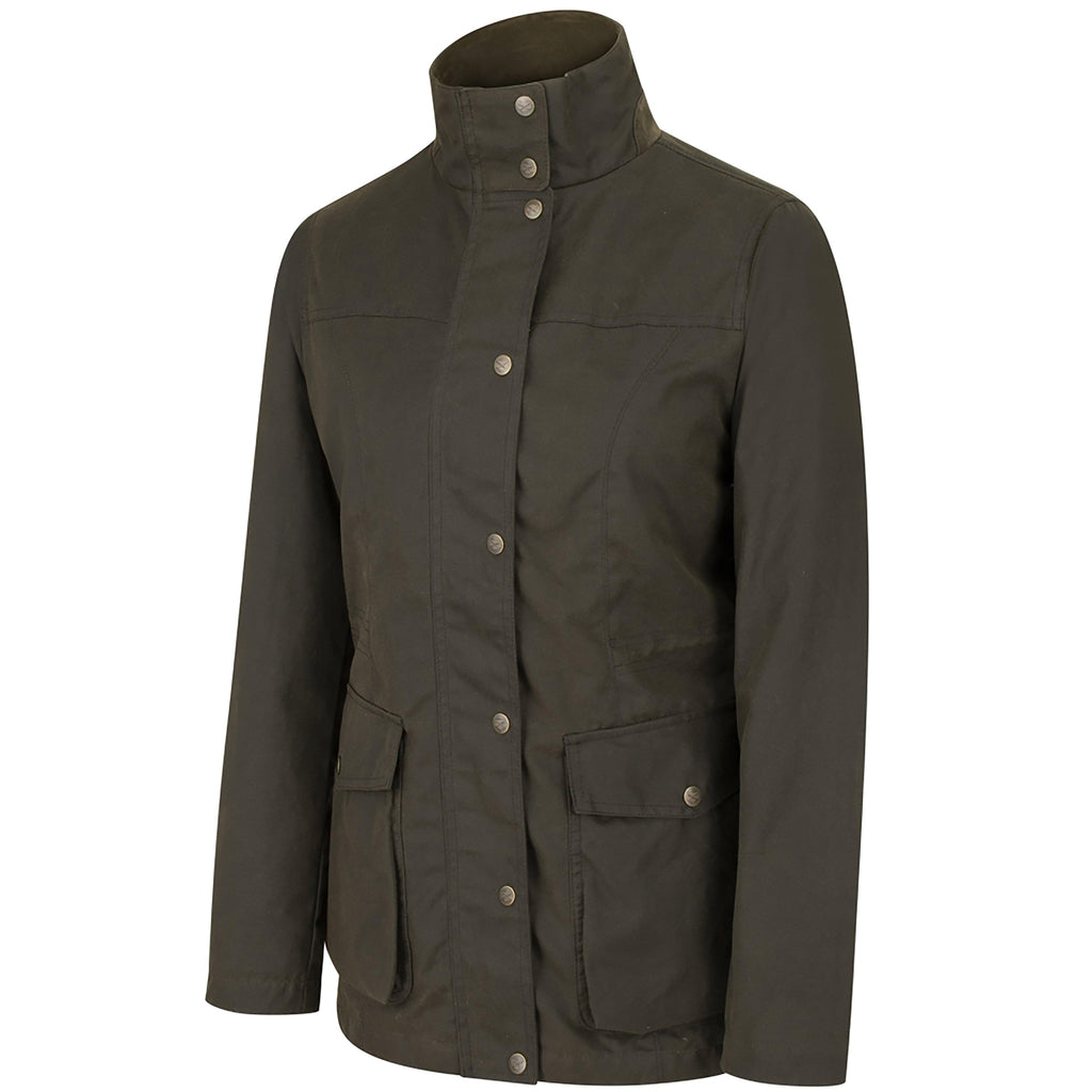 Womens Caledonia Wax Jacket Antique Olive