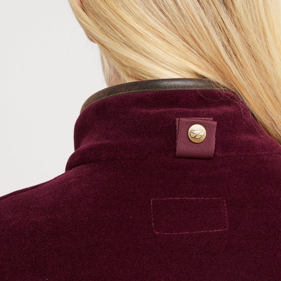 Womens Stenton Fleece Gilet Merlot