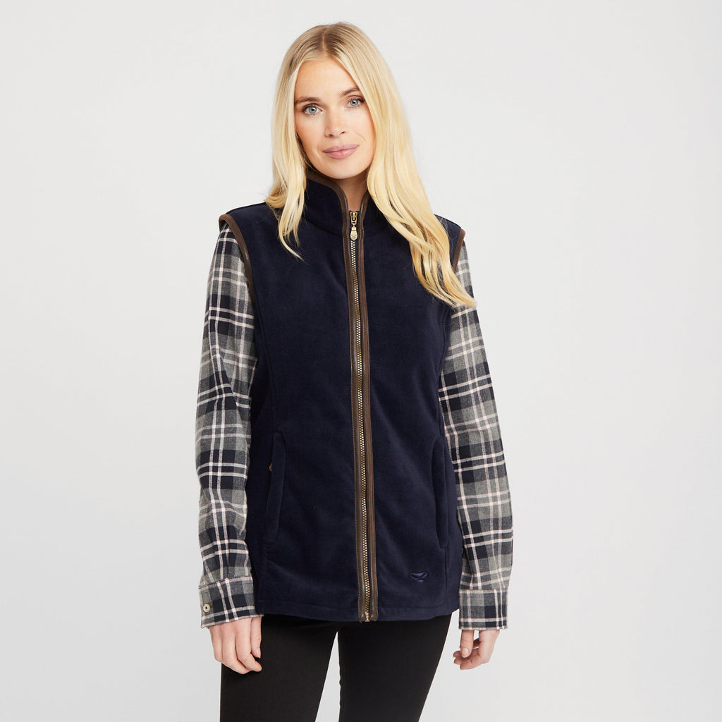Womens Stenton Fleece Gilet Midnight Navy