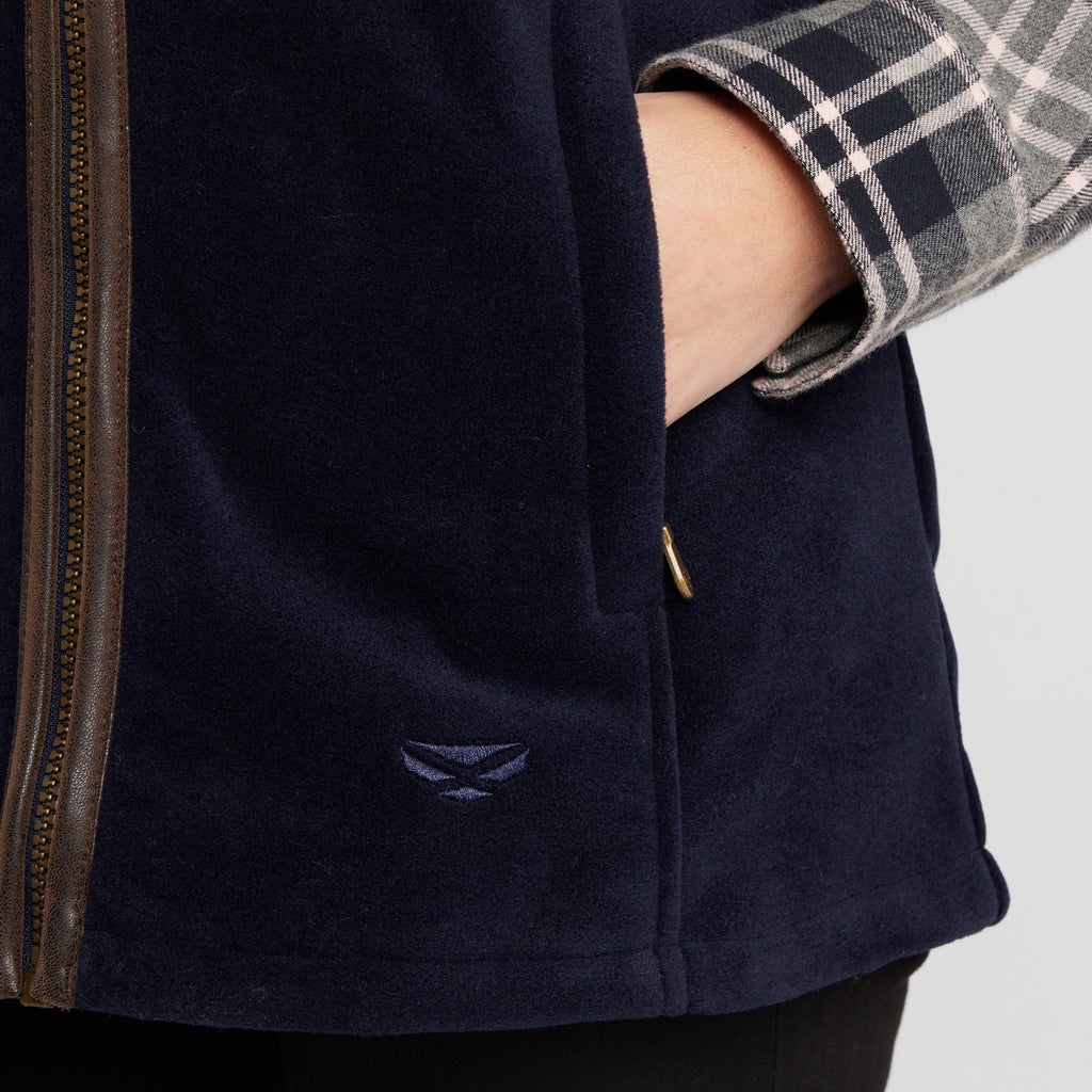 Womens Stenton Fleece Gilet Midnight Navy