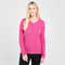 Womens Lauder Cable Pullover Cerise