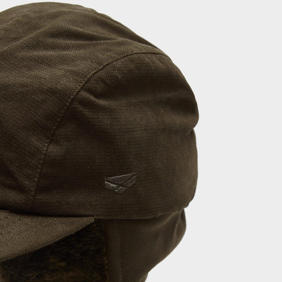 Struther Waterproof Hunt Cap Dark Green
