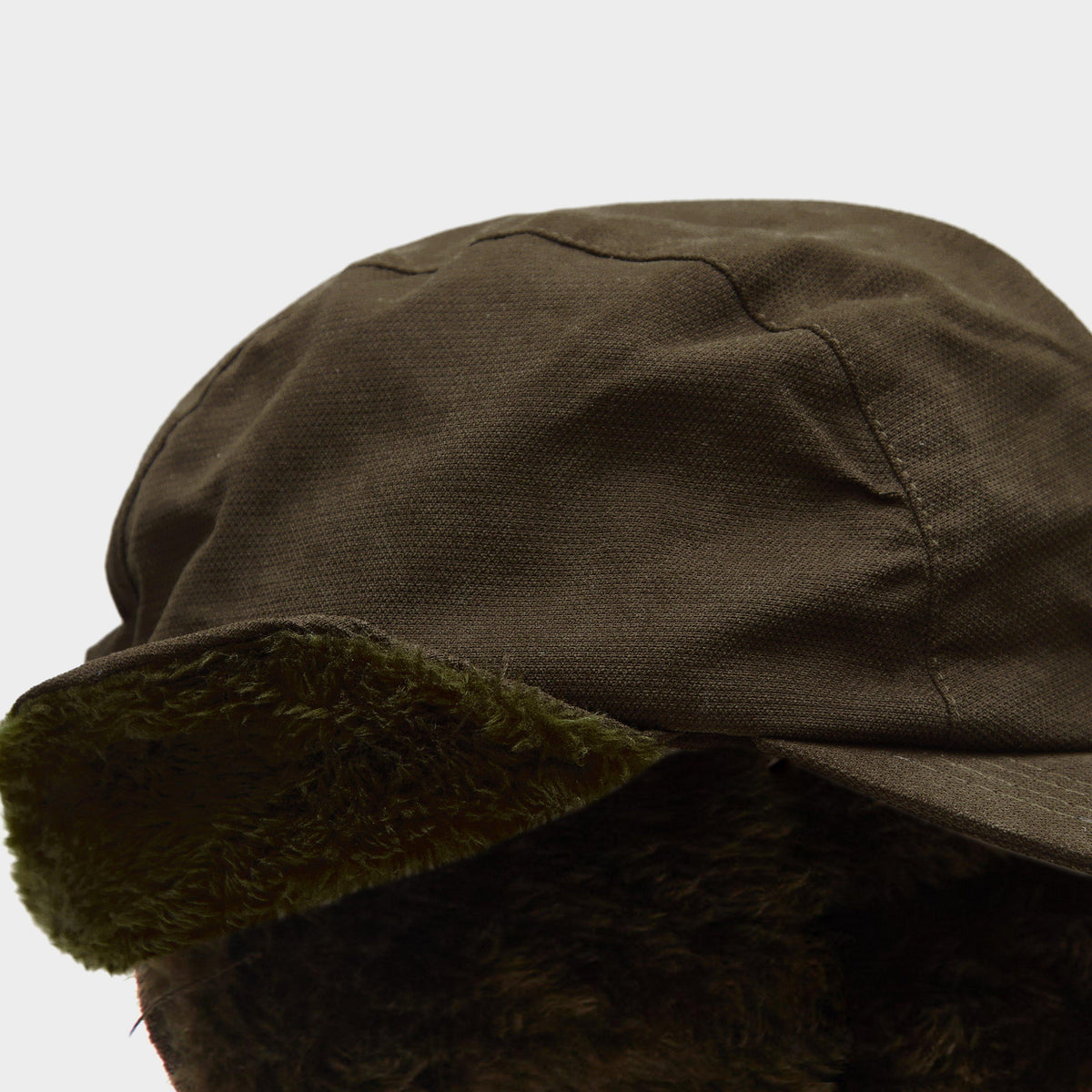 Struther Waterproof Hunt Cap Dark Green