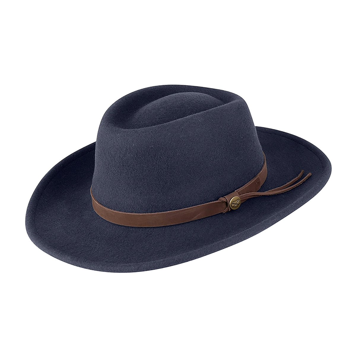 Perth Crushable Felt Hat Navy