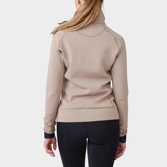 Womens Anastasia Zip Jacket Latte