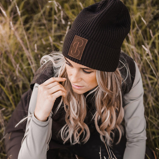 Sally Knitted Beanie Coffee