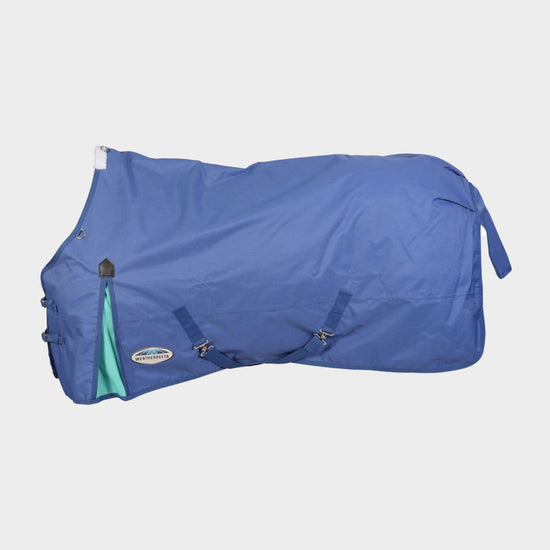 ComFITec Classic Standard Neck 100g Medium/Lite Turnout Rug Delft Blue/Mint