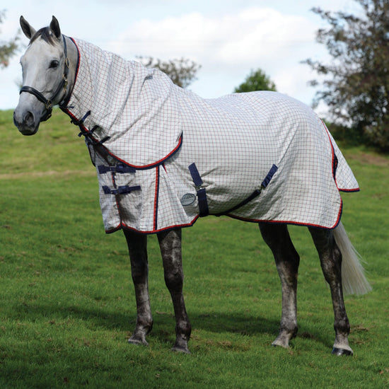 Summer Sheet Lite III Combo Neck Rug White/Navy/Red
