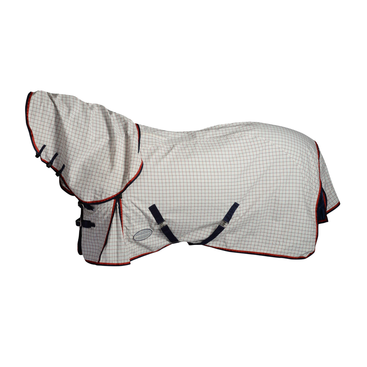 Summer Sheet Lite III Combo Neck Rug White/Navy/Red