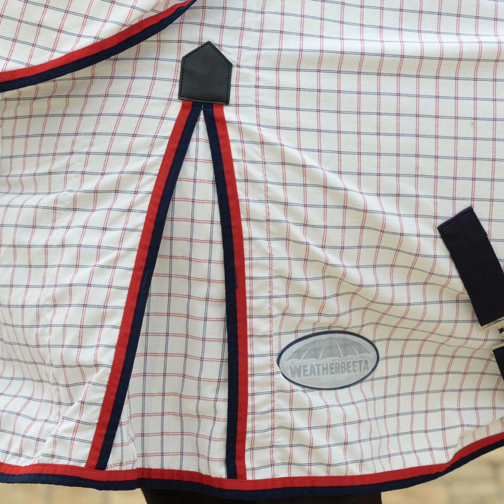 Summer Sheet Lite III Combo Neck Rug White/Navy/Red