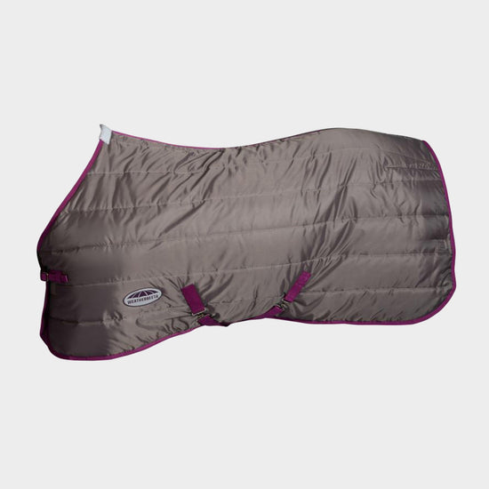 ComFiTec 210D Channel Quilt 110g Light-Medium Weight Standard Neck Stable Rug Dark Grey/Orchid