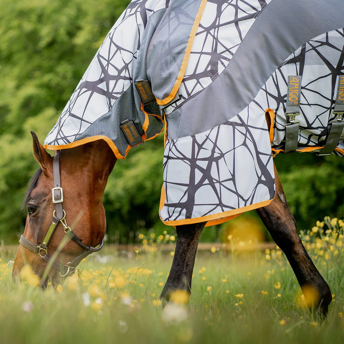 Amigo CamoFly Rug Grey/Orange