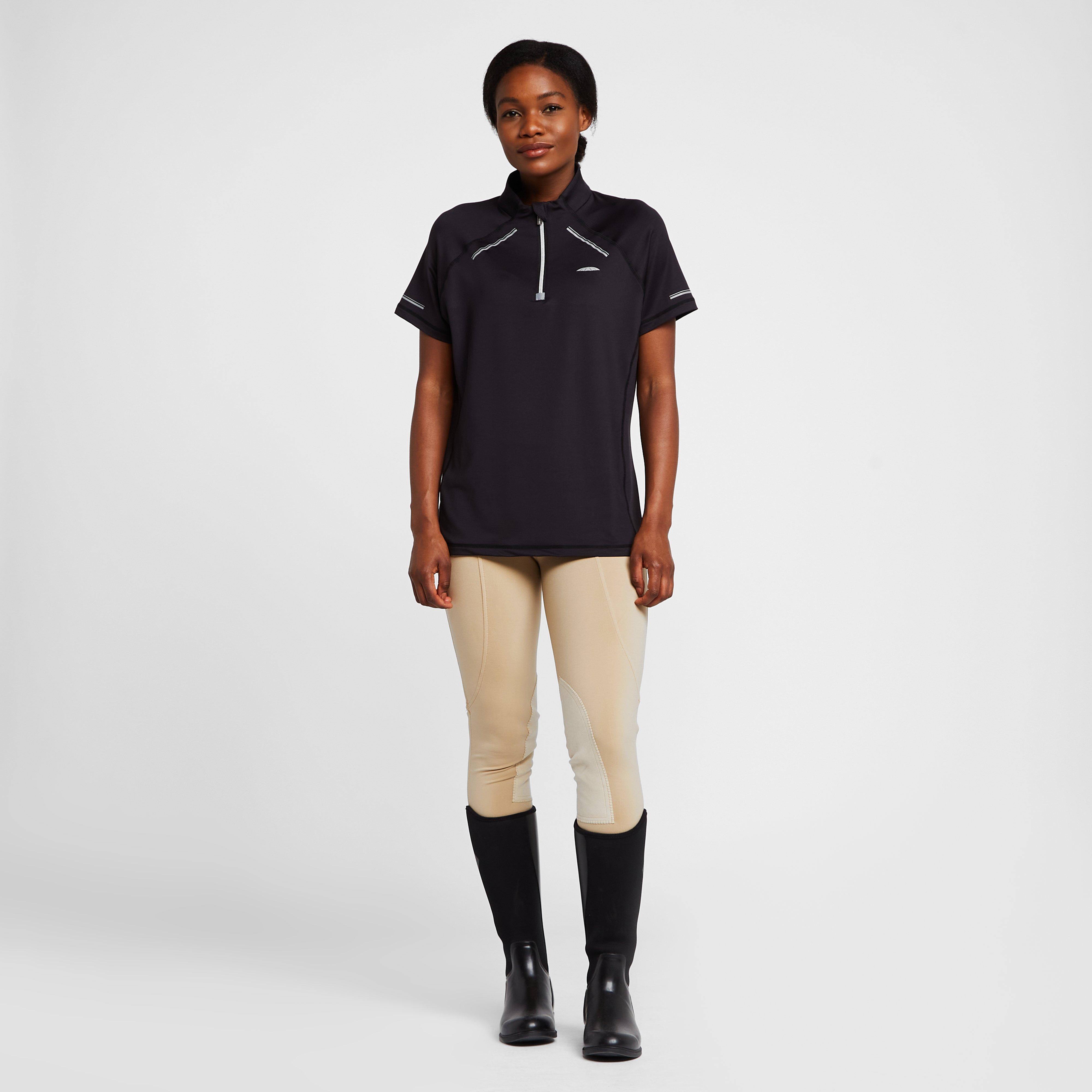 Womens Victoria Premium Short Sleeve Top Black