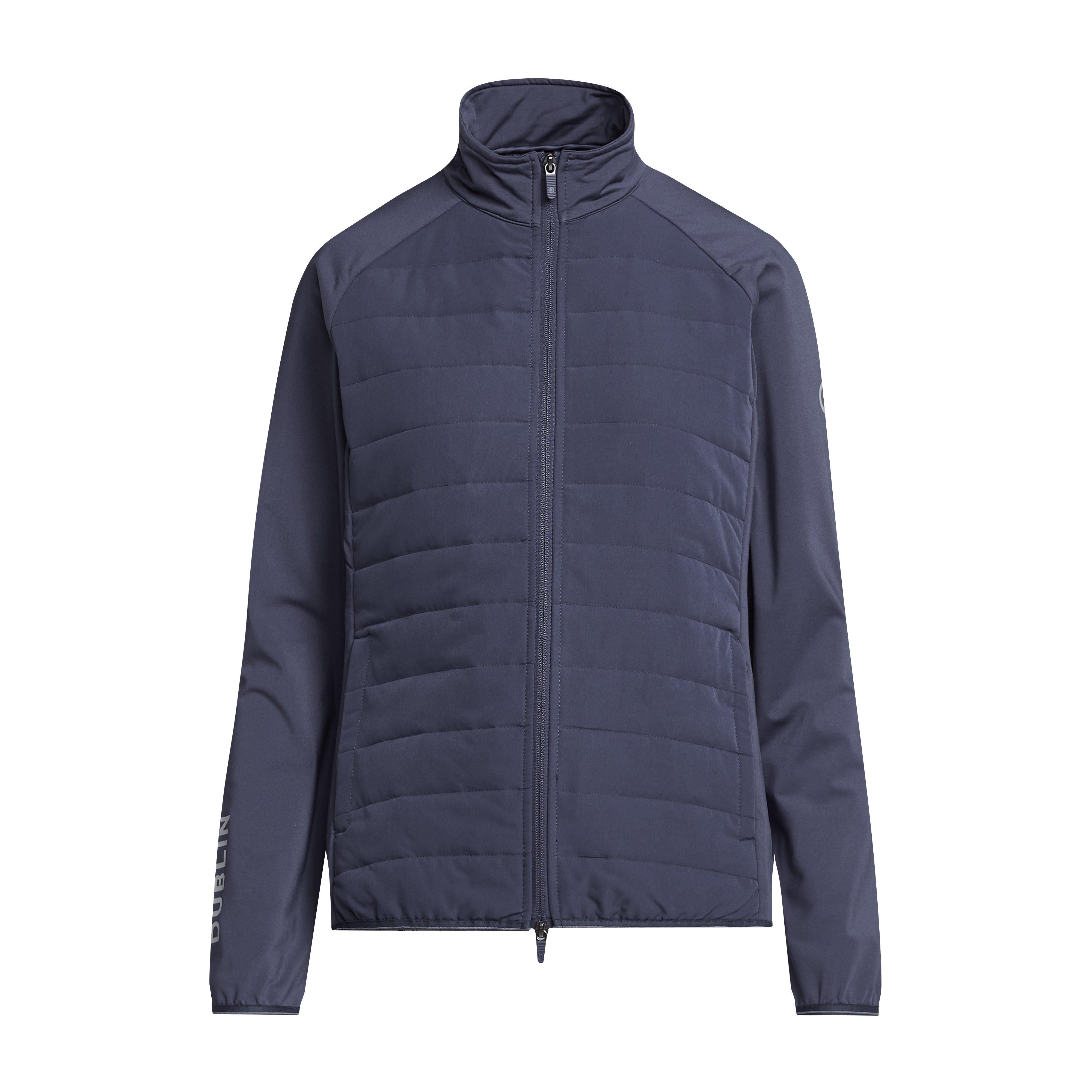Womens Ellen Combination Puffer Jacket Blueberry/Navy