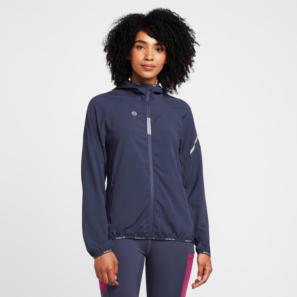 Womens Layla Showerproof Jacket Blueberry/Navy