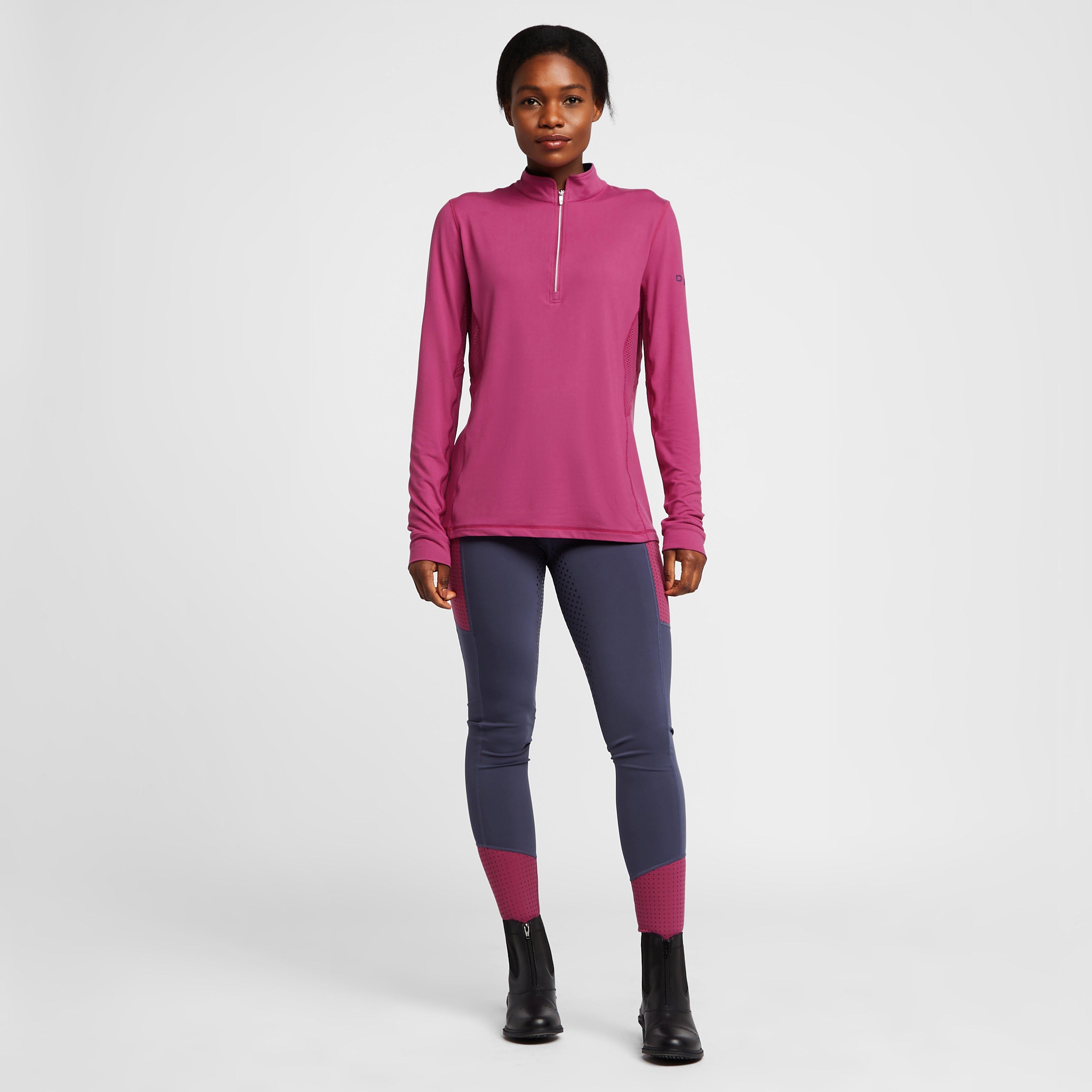 Womens Kylee Long Sleeve Top II Red Violet