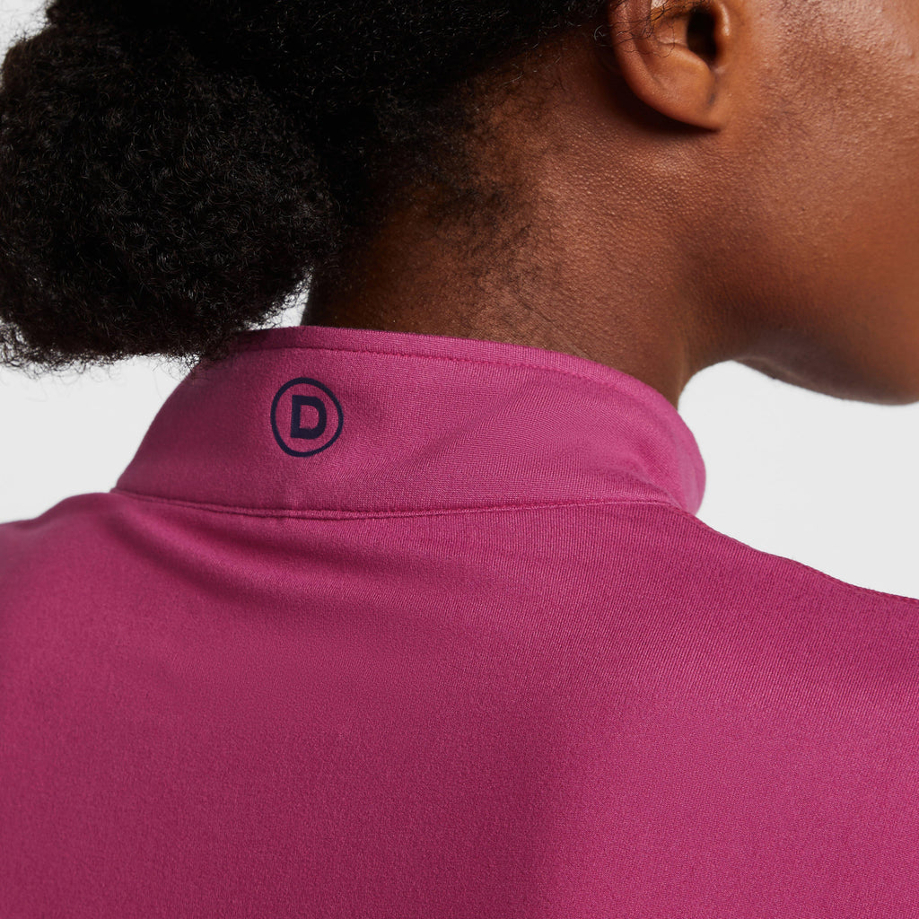 Womens Kylee Long Sleeve Top II Red Violet