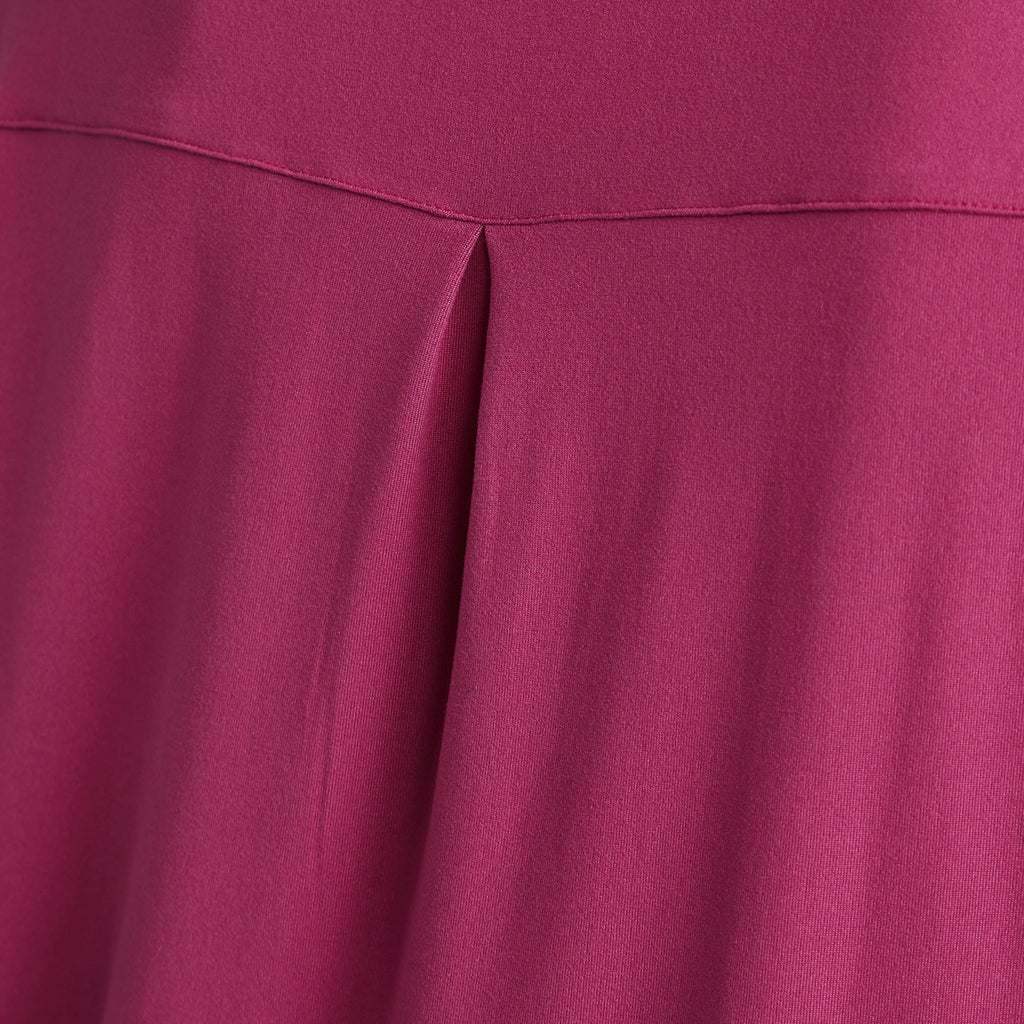 Womens Kylee Long Sleeve Top II Red Violet