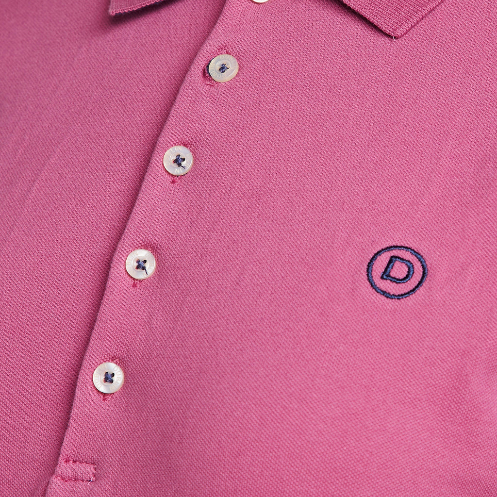 Womens Lily Cap Sleeve Polo Red Violet