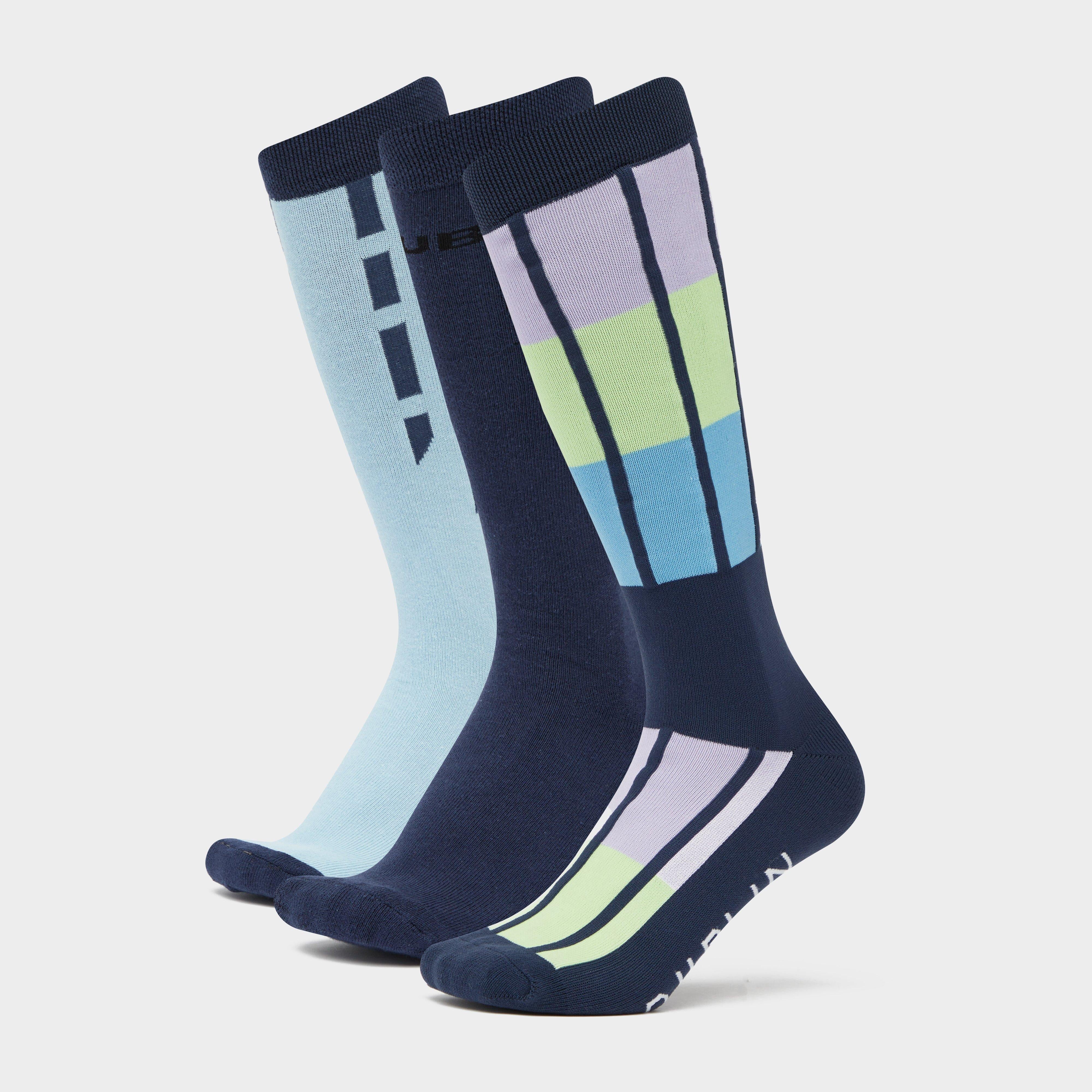 3 Pack Socks Blueberry Navy Horse Face