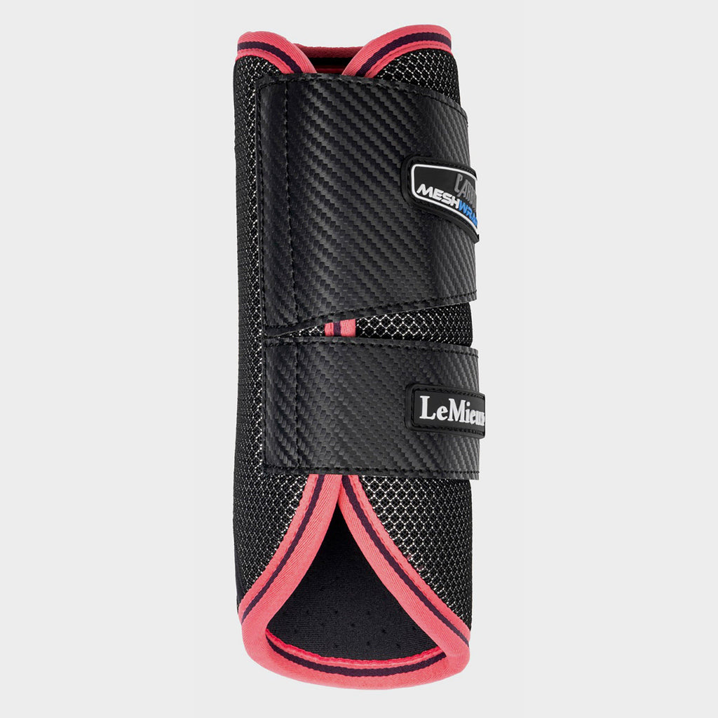 Carbon Mesh Wrap Boots Black/Papaya