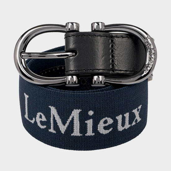 Elasticated Belt Navy