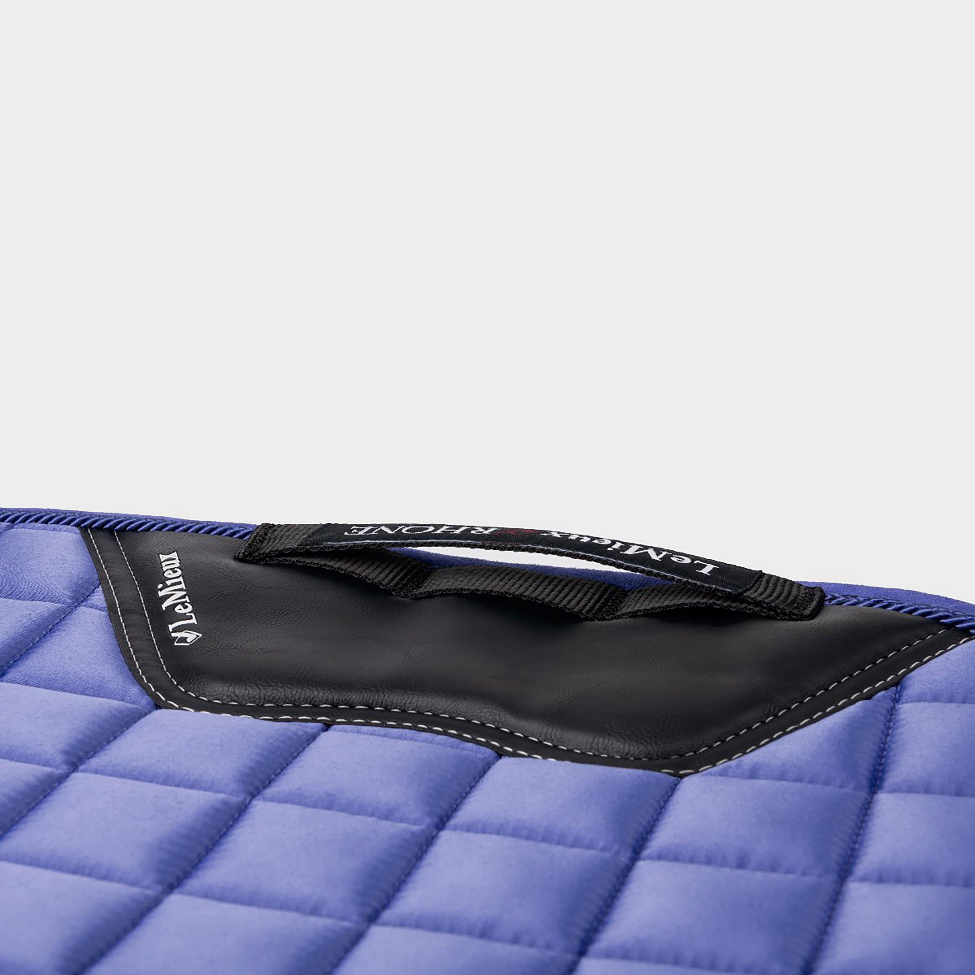 Loire Memory Satin Dressage Square Saddle Pad Bluebell