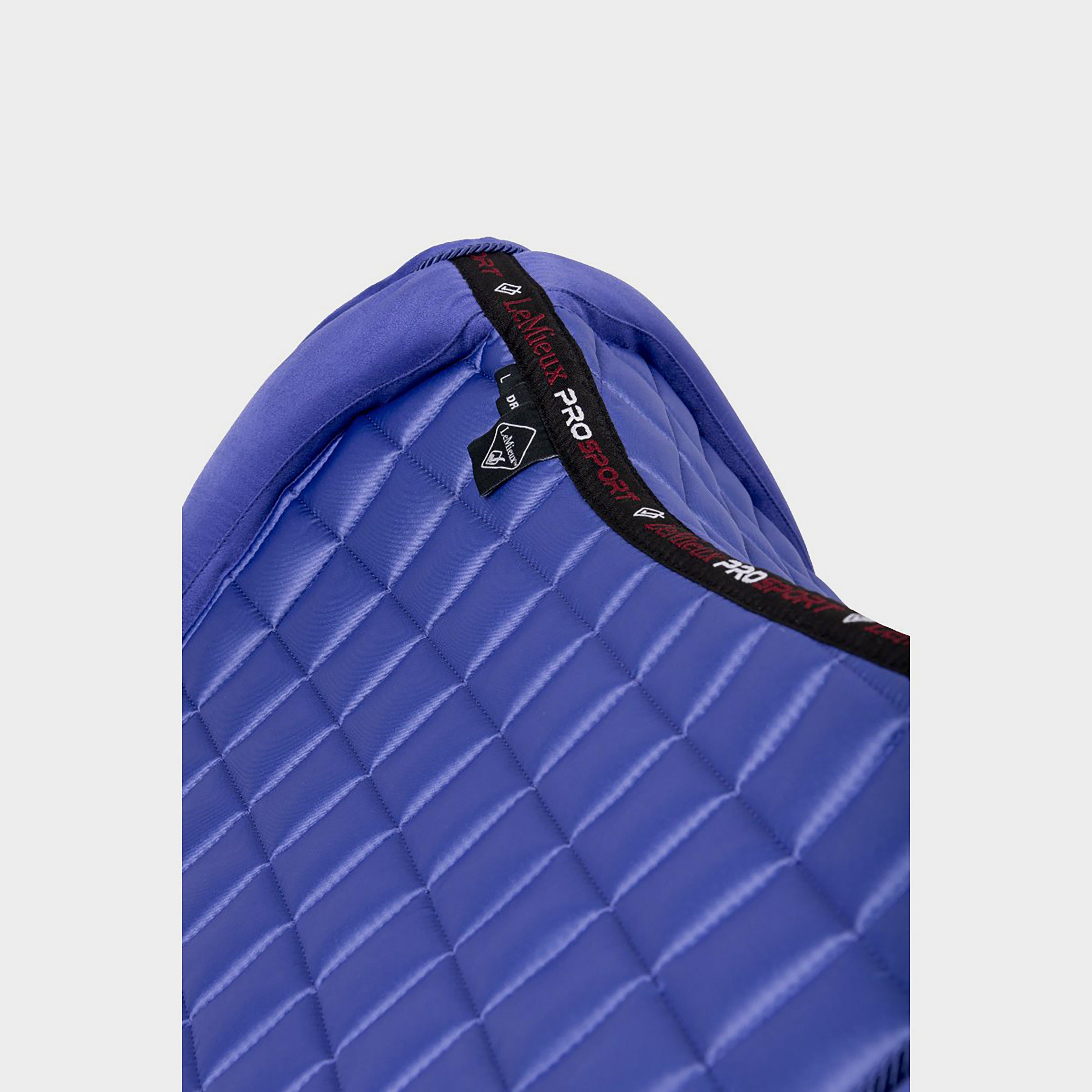 Loire Memory Satin Dressage Square Saddle Pad Bluebell
