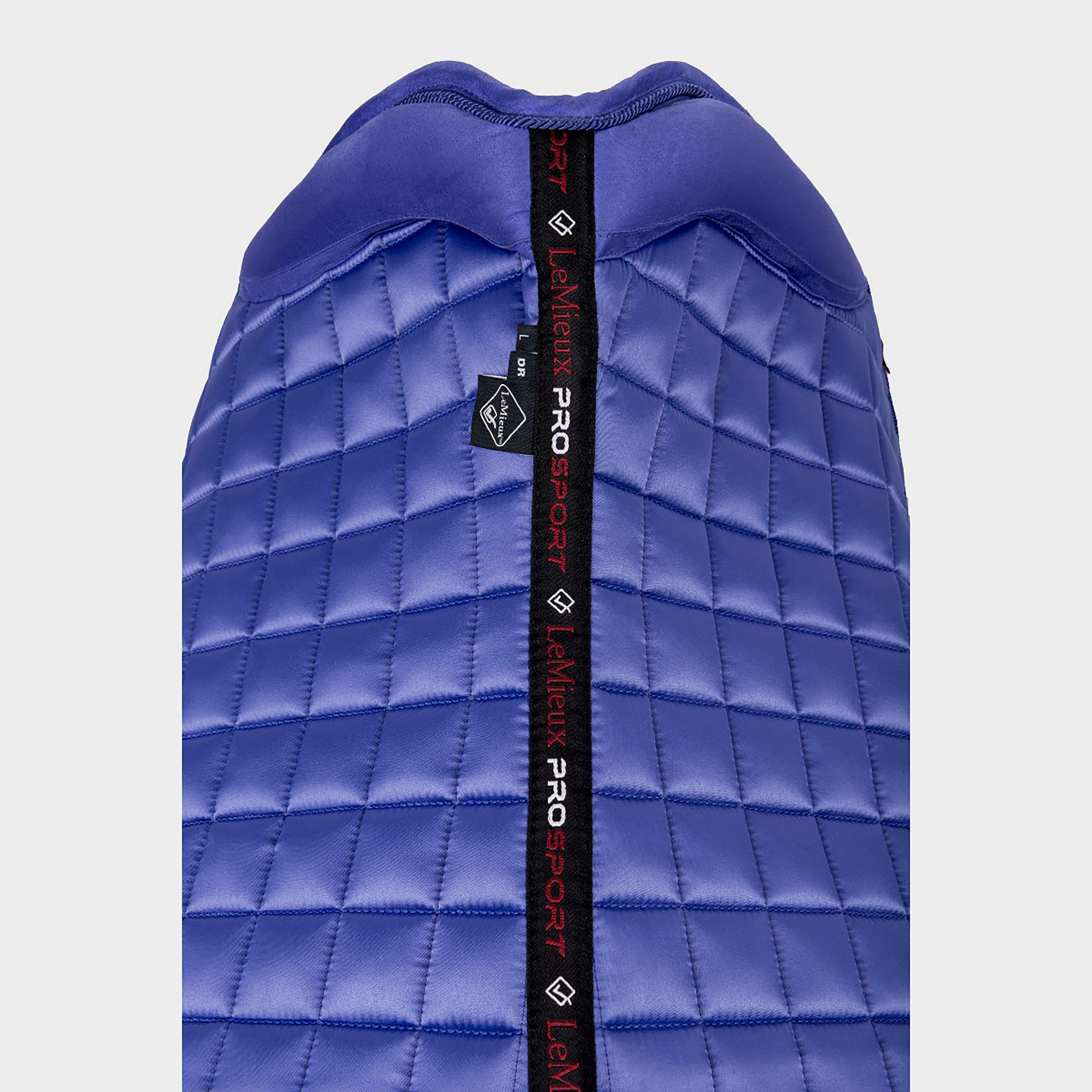 Loire Memory Satin Dressage Square Saddle Pad Bluebell