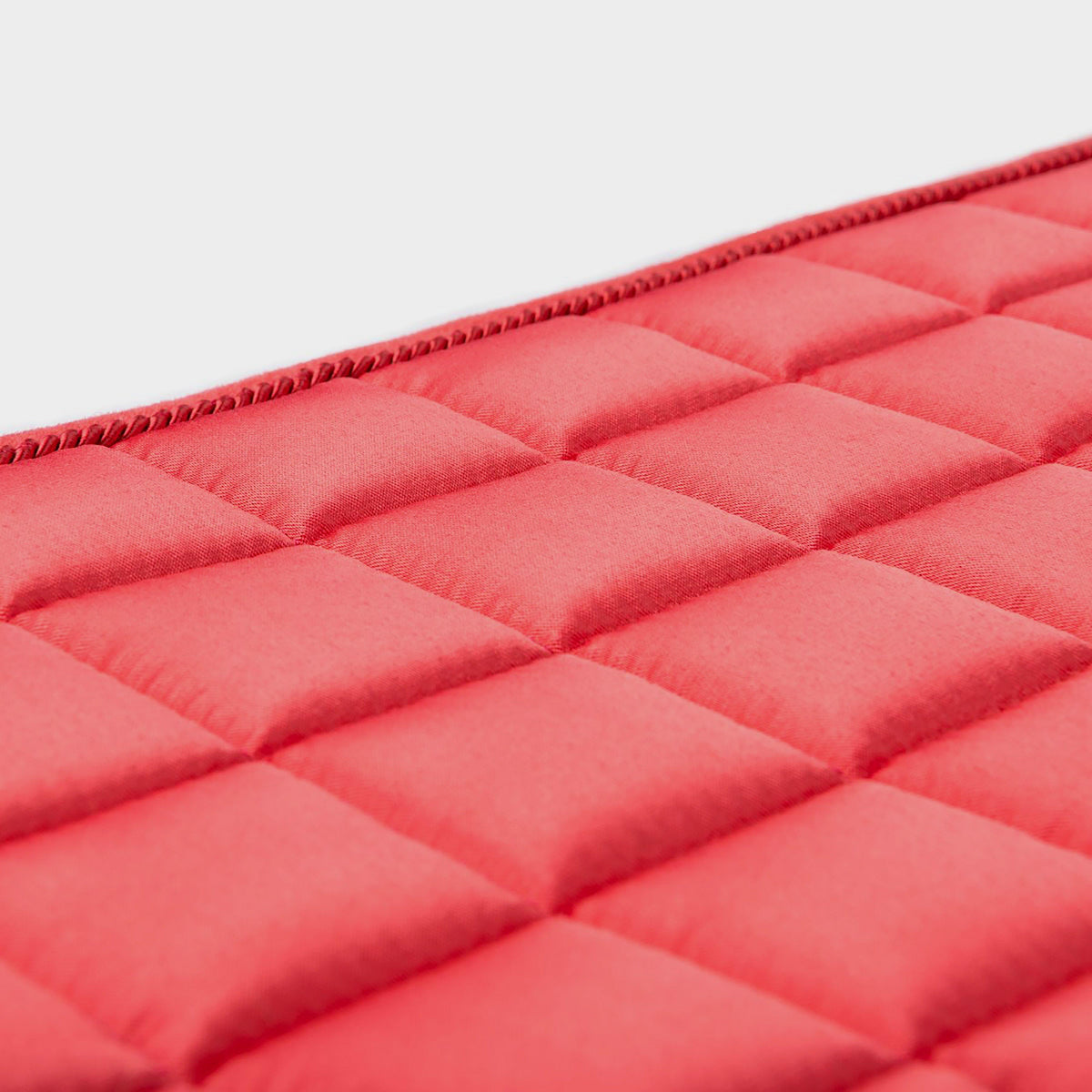 Loire Memory Satin Dressage Square Saddle Pad Papaya