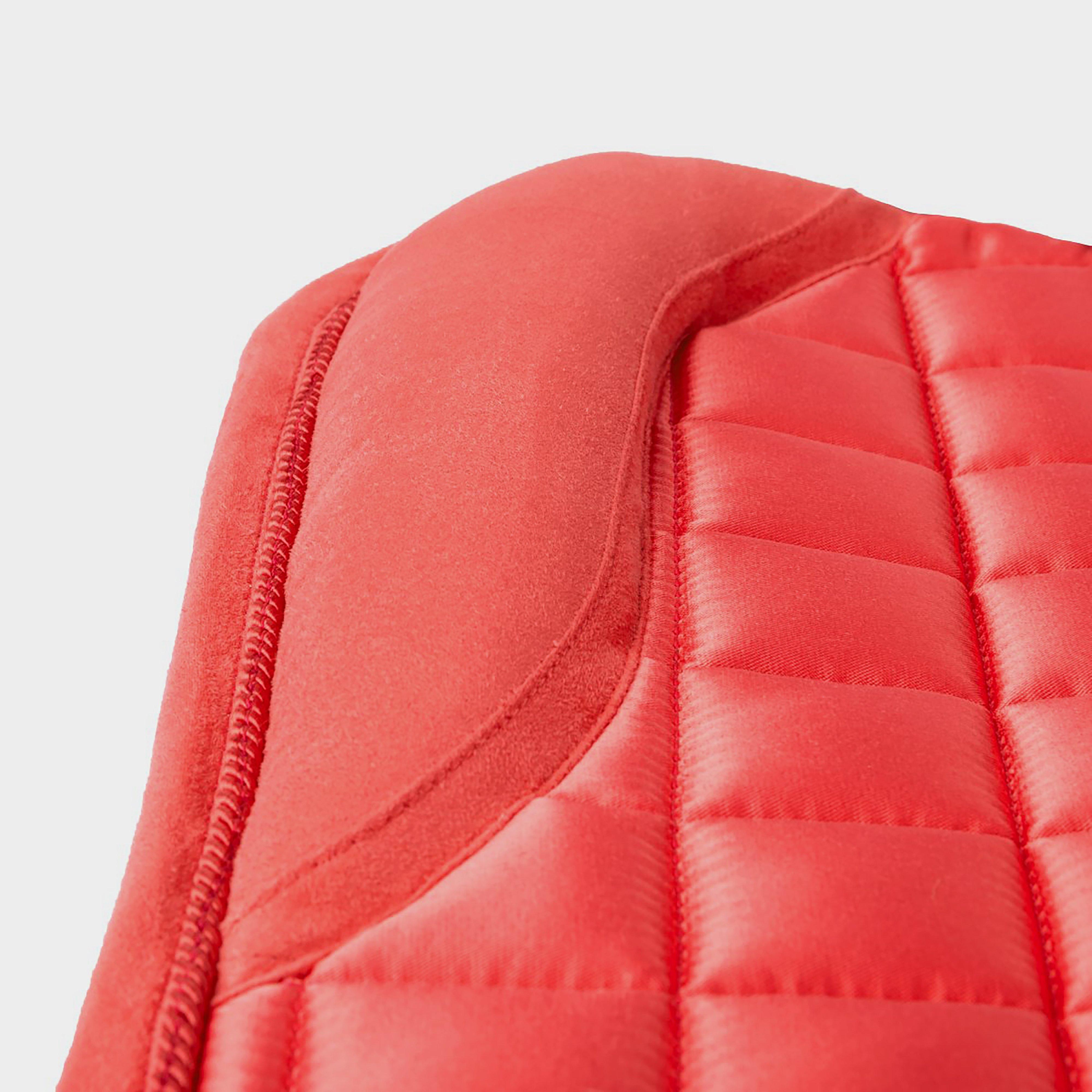 Loire Memory Satin Dressage Square Saddle Pad Papaya