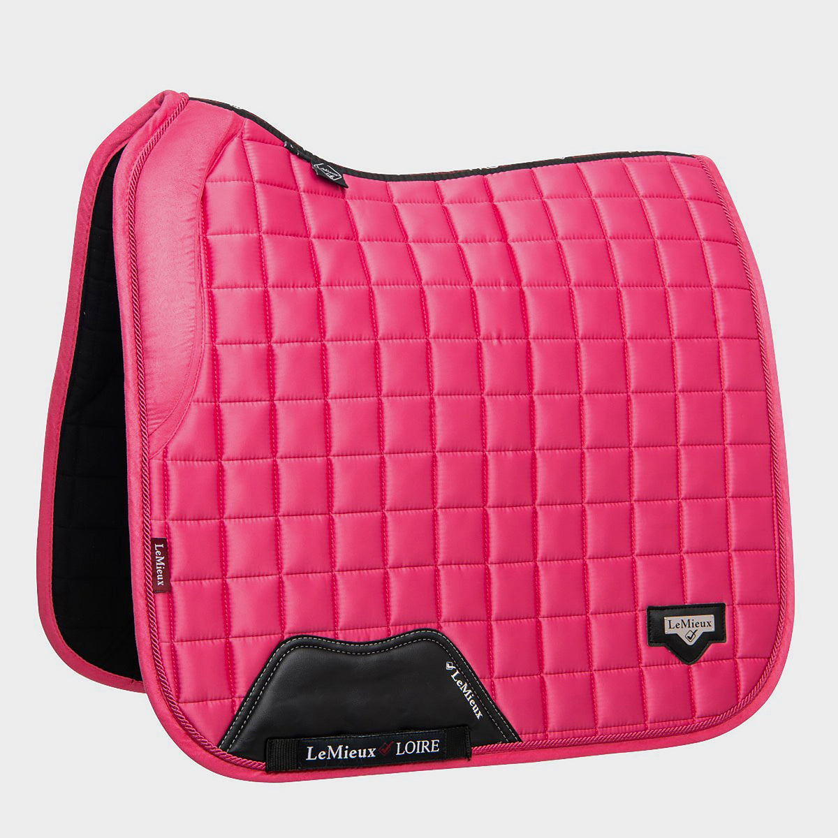 Loire Memory Satin Dressage Square Saddle Pad Watermelon