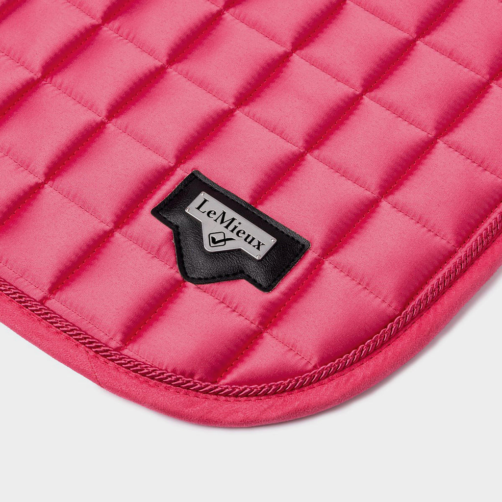 Loire Memory Satin Dressage Square Saddle Pad Watermelon