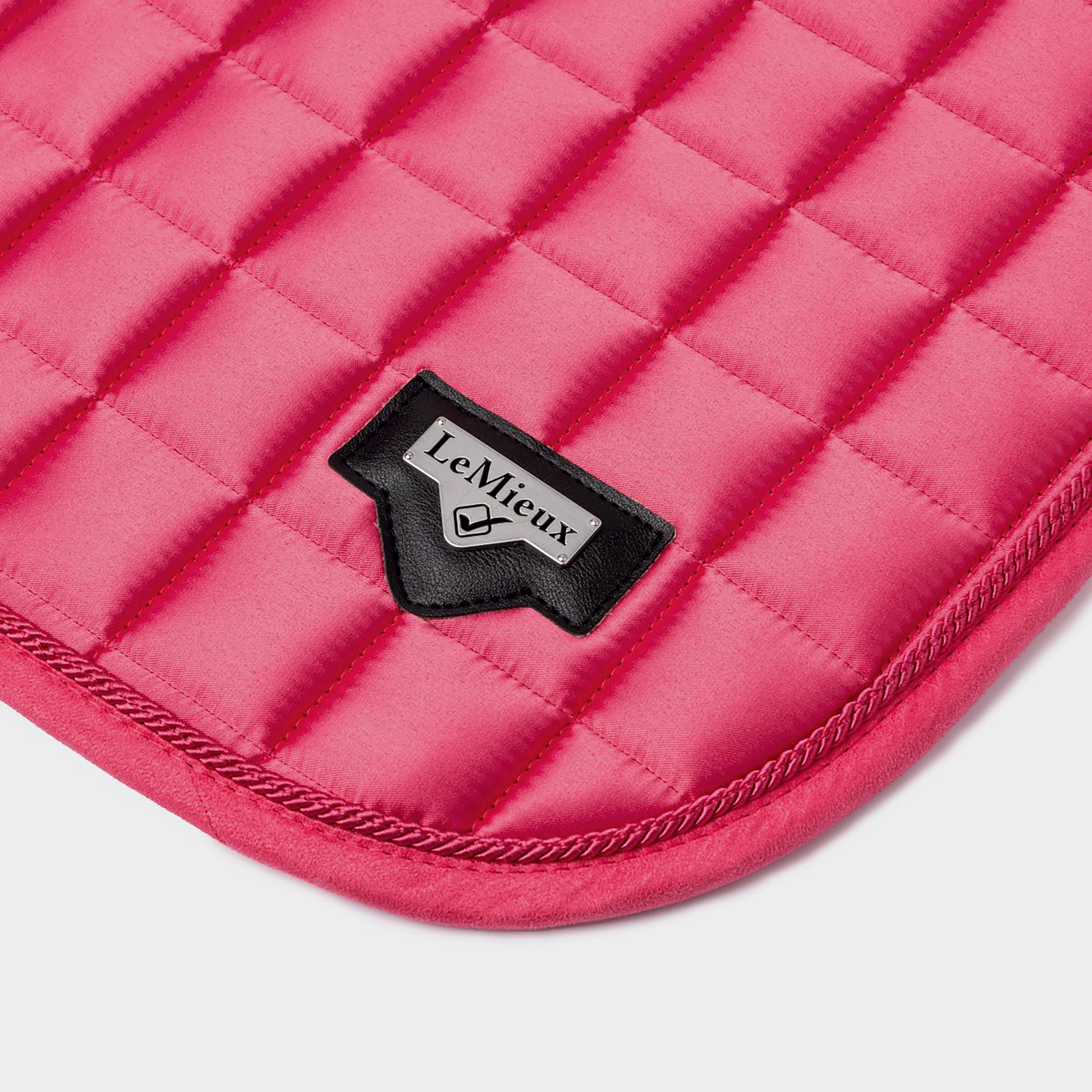 Loire Memory Satin Dressage Square Saddle Pad Watermelon
