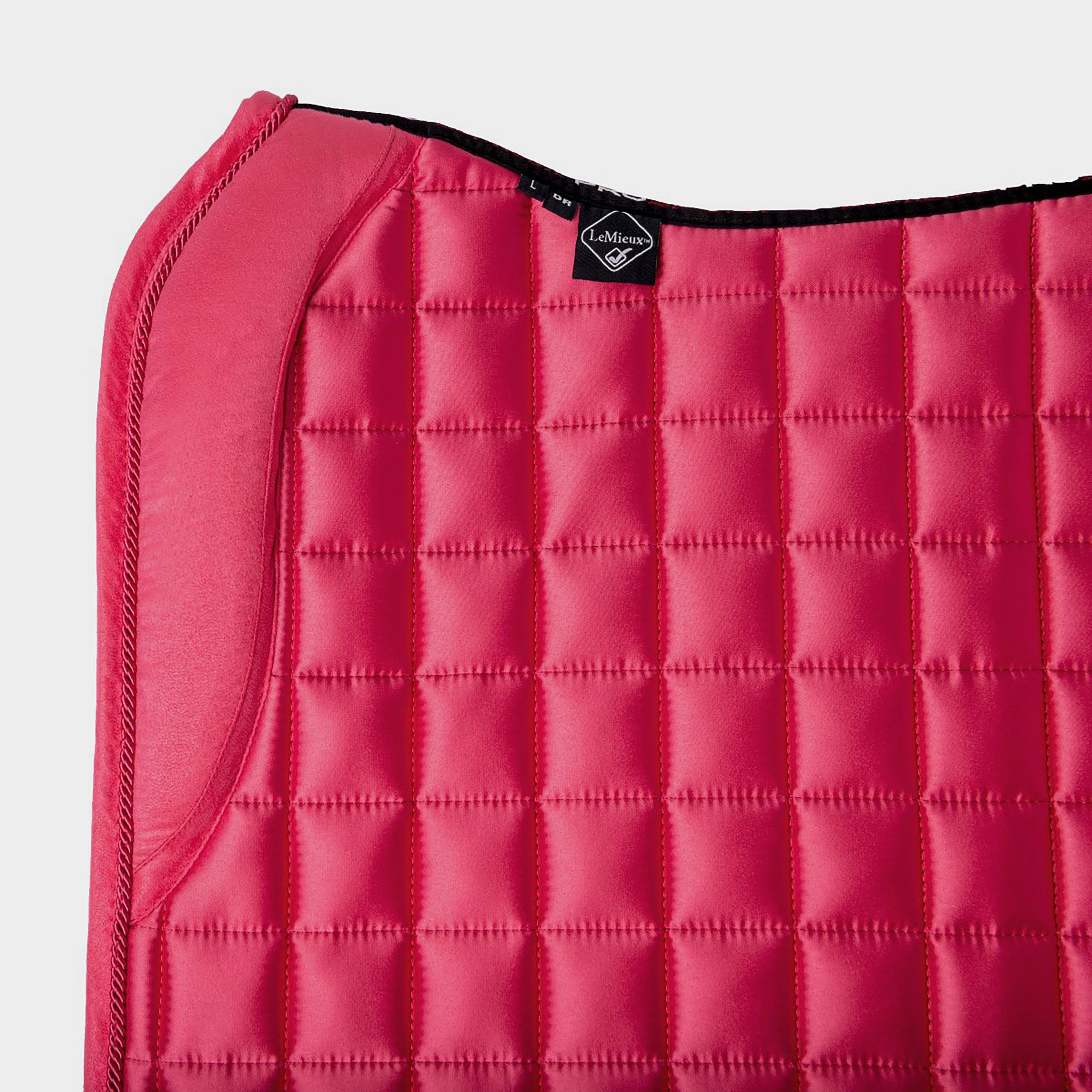 Loire Memory Satin Dressage Square Saddle Pad Watermelon
