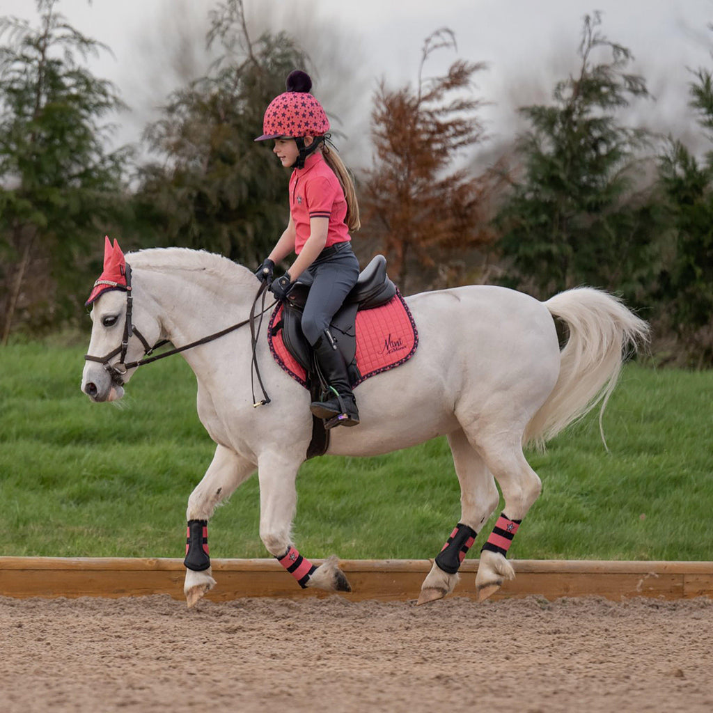 Childs Mini Polo Shirt Papaya