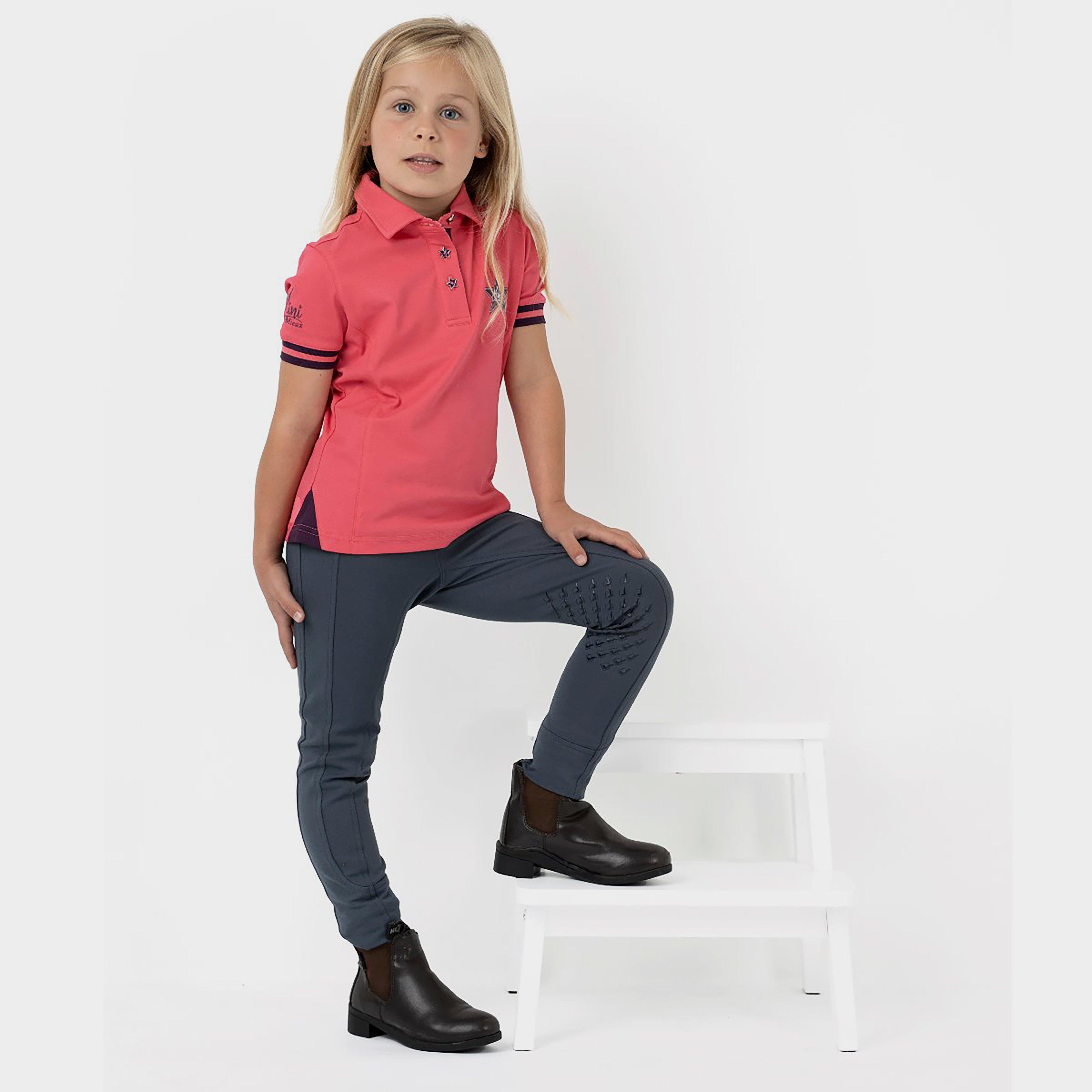 Childs Mini Polo Shirt Papaya
