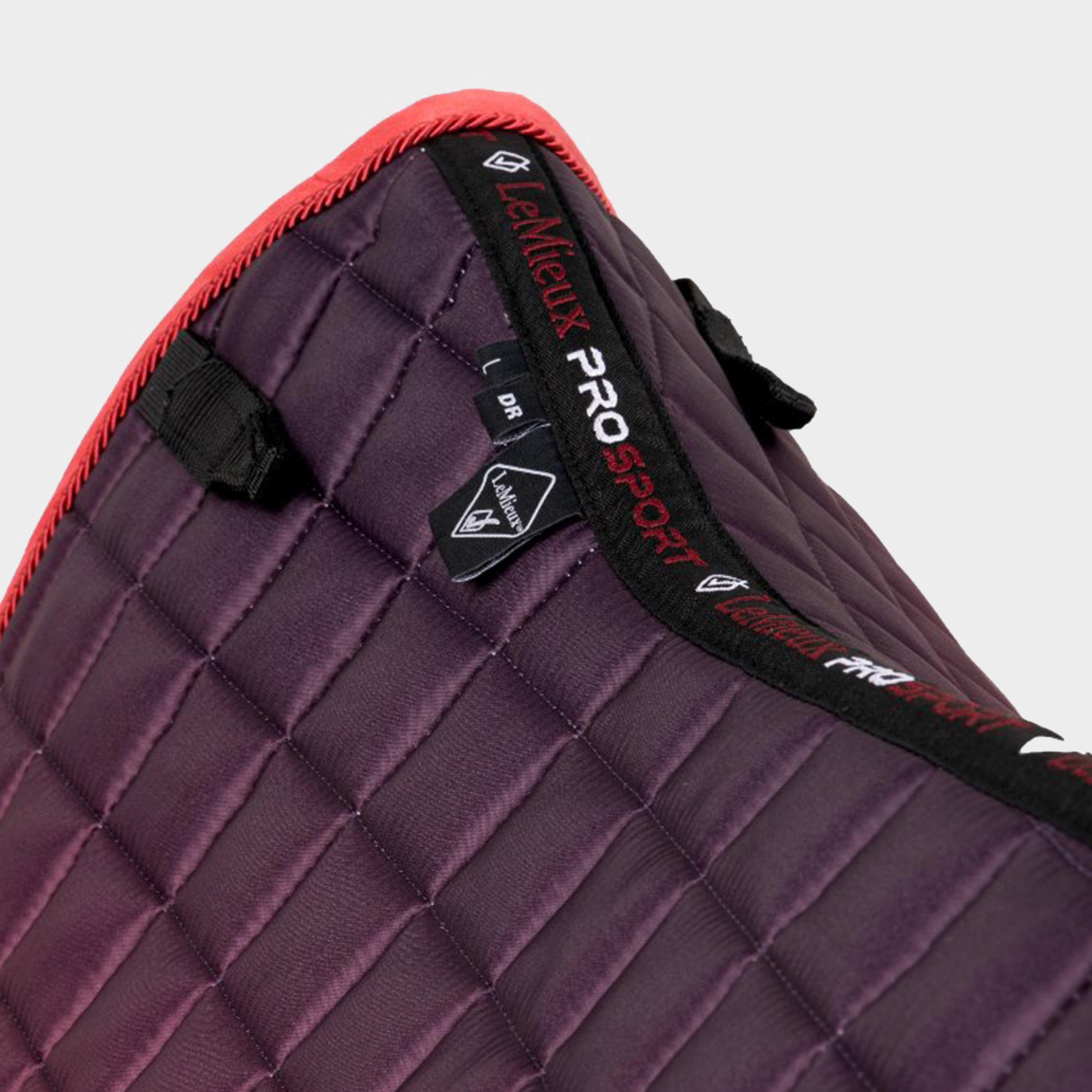 Spectrum Dressage Saddle Pad Papaya/Aubergine