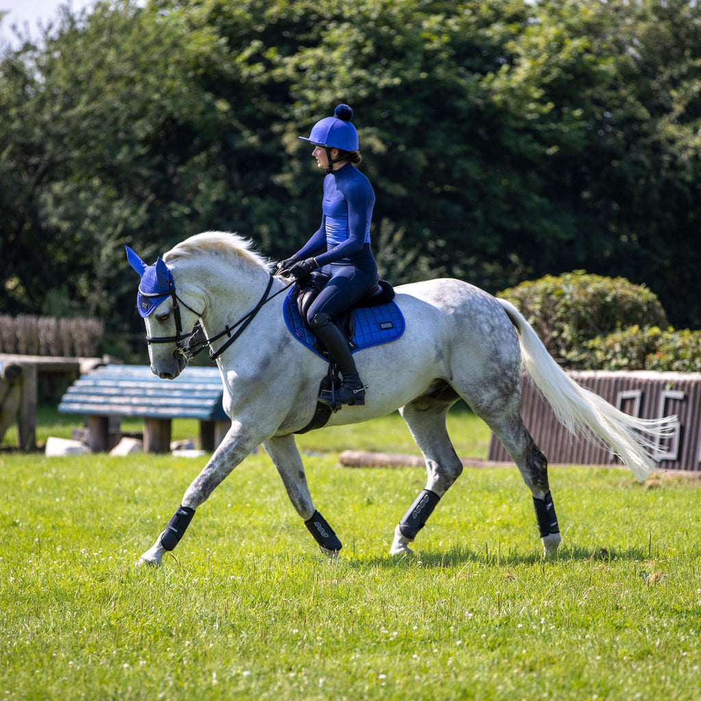Spectrum Satin Fly Hood Bluebell/Navy