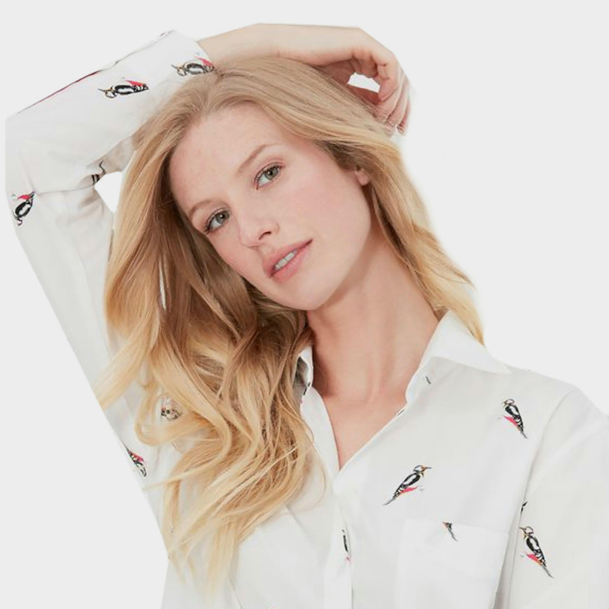 Women’s Amilla Dropped Shoulder Shirt Chalk Spot