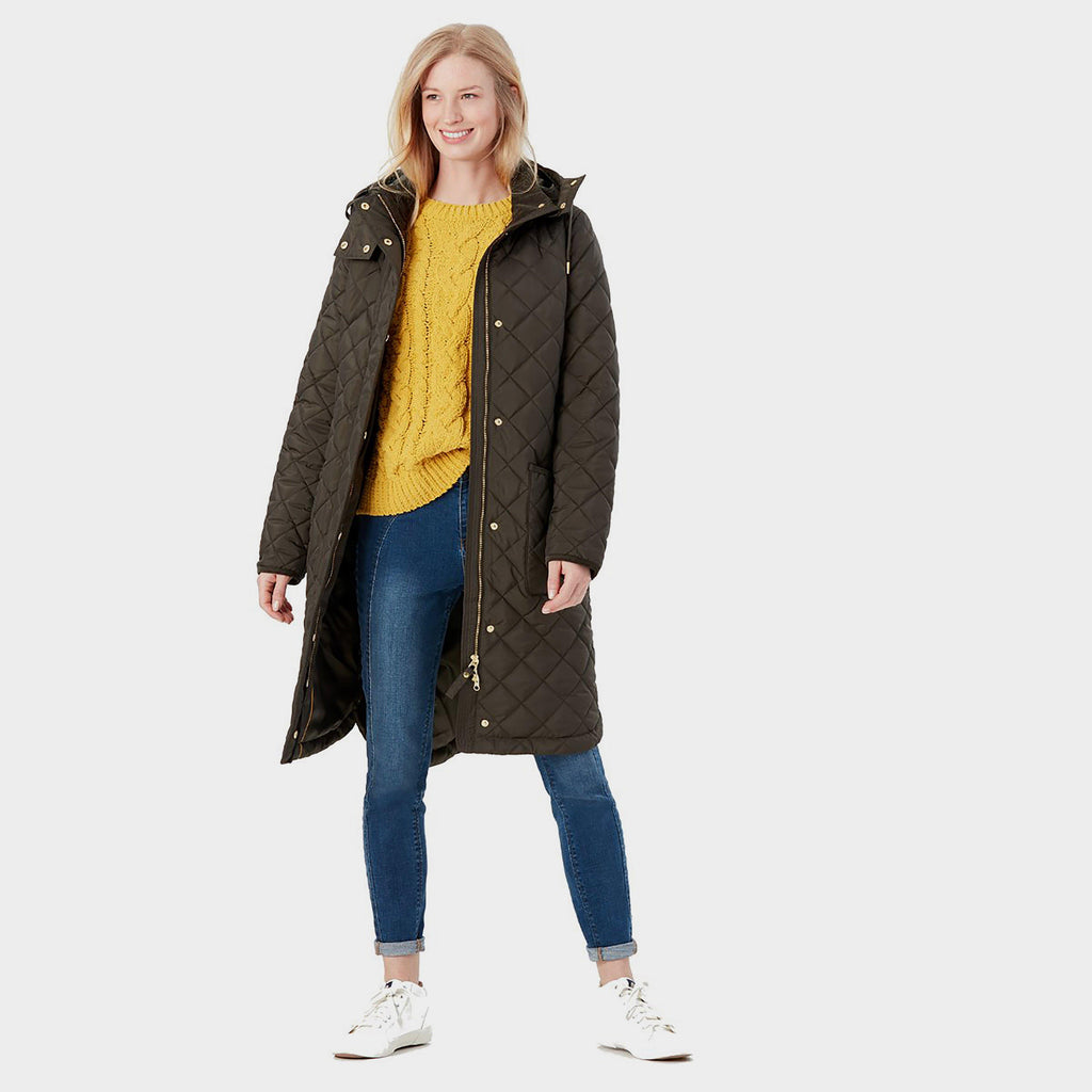 Womens Chatham Quilted Coat Heritage Green