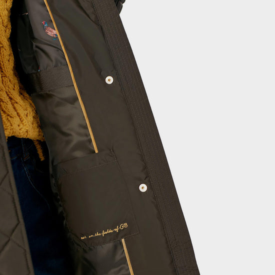 Womens Chatham Quilted Coat Heritage Green