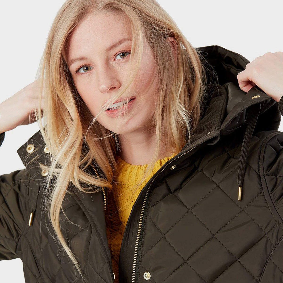 Womens Chatham Quilted Coat Heritage Green