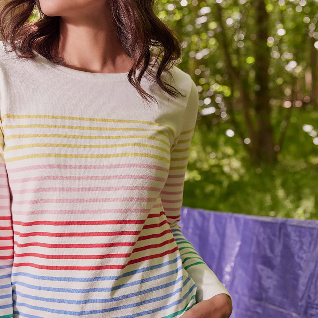 Womens Harbour Long Sleeve Jersey Multi Stripe