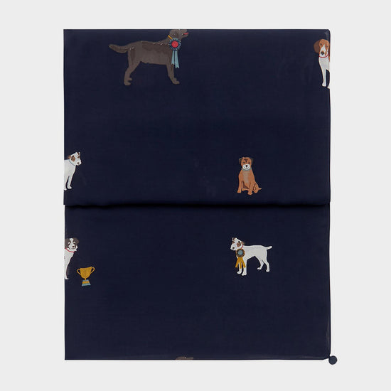 Women's Conway Scarf Navy Dogs