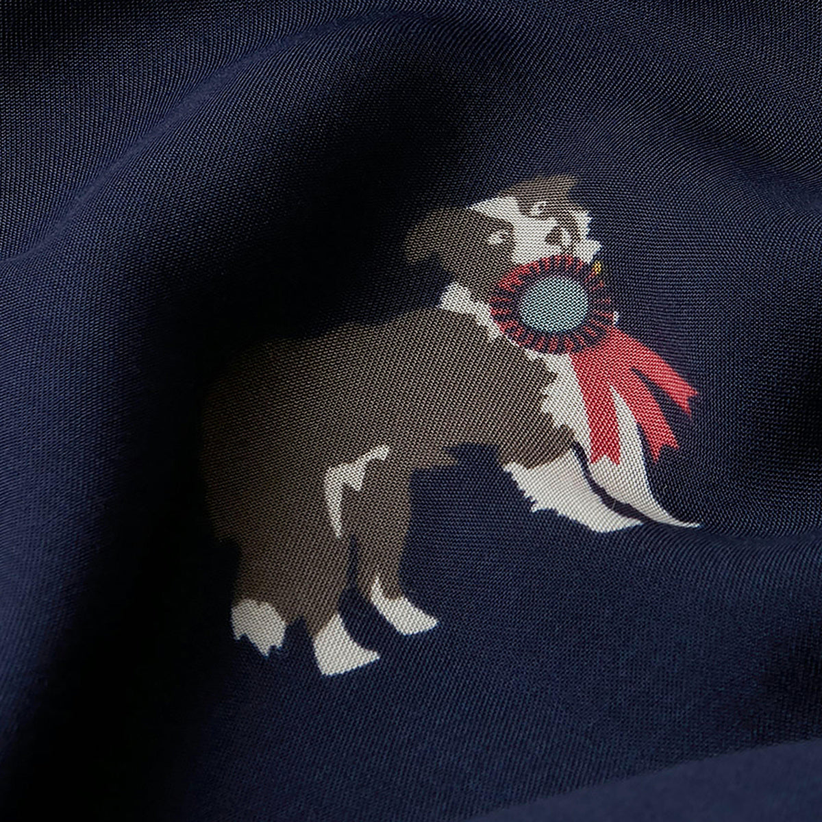 Women's Conway Scarf Navy Dogs